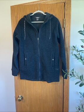 Outdoor Research Charcoal Black Hooded Full-Zip Jacket